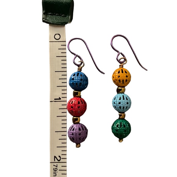 Fun Beaded Earrings - Picture 2 of 2